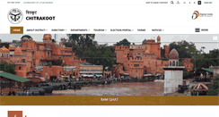 Desktop Screenshot of chitrakoot.nic.in